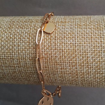 Bracelet Xuping 18K Gold Plating, Length 17-19 cm, Thickness 4 mm+