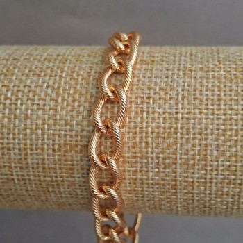 Bracelet Xuping 18K Gold Plating, length 19 cm, thickness 8.5 mm+