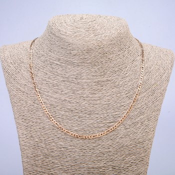 Chain Xuping with 18K Gold Plating, 3mm Thick, 50 cm Long