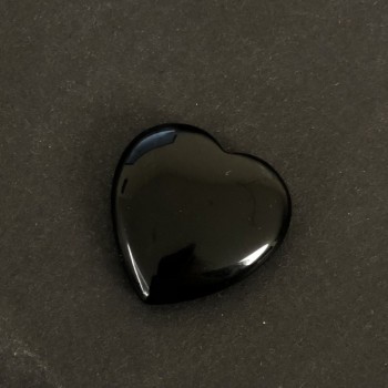 Souvenir Heart Stone from Natural Agate, 25x25x7 mm+ 