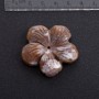 Flower Findings with Natural Jasper, 41 mm Diameter