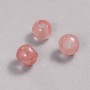 Pandora Bead with Watermelon Tourmaline 12x10mm, Hole Diameter 5mm +