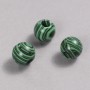 Pandora Bead Malachite 16x14 mm + -, hole diameter 5.5 mm +