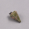 Pendulum Pendant made of natural Unakite Jasper, 14x22x30 mm+
