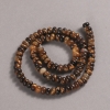 Tiger's Eye natural stone beads on a thread, smooth rondel, diameter 6x4 mm + -, length 39 cm +