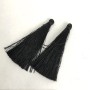 Crafting supply: Black brush, 6 cm length, pair