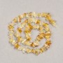 Citrine Chip Beads on Thread, Natural Stone, 8x3 mm, Length 39 cm