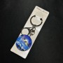 Keychain New Year Santa Claus Residence House, length 10 cm