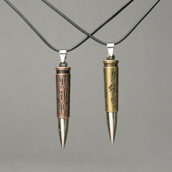 Pair Pendants 'Beads on a String' 52x8mm + -, length 45–50 cm