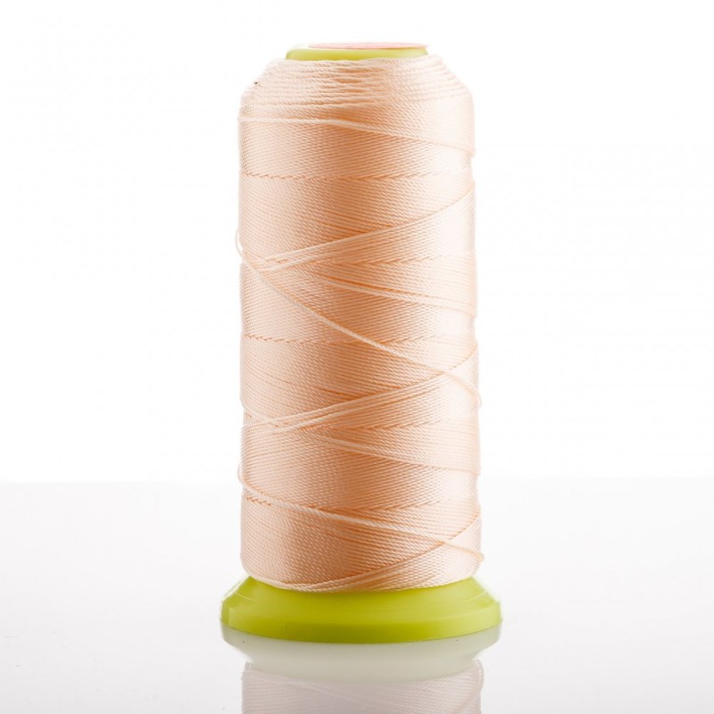 Peach Bobbin Thread, 0.9 mm Diameter, Nylon for Crafts, 500 m