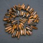 Tiger's Eye natural stone bead strand 'Needle', diameter 18x6mm, length 40cm +