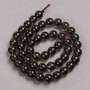 Smoky Quartz Beads (Synthetic) Smooth Round Beads, 8mm Diameter, 38cm Length