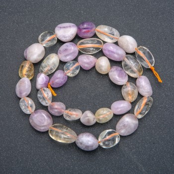 Assorted Faceted Beads, 10x6 mm diameter, 40 cm length +