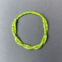 Beads Variscite Salad-Green (Pressed) Rondel, diameter 4.5×2.5 mm, length 39 cm on beading thread