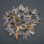 Thread of smoky agate chip "Needle", diameter 20x7 mm, length 41 cm +