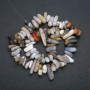 Botswana agate chip 'Needle' strand, diameter 20x7mm, length 41cm +