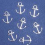 Anchor Pendant Findings, 2 cm, 20 g, +/- 28 pcs