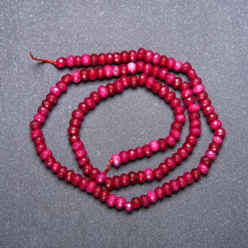 Tourmaline Beads (Synthetic) Faceted Rondelle, 4×3 mm, Strand Length 38 cm