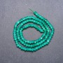 Amazonite Beads (Synthetic) Faceted Rondelle, 4x3 mm, on a 38 cm strand
