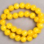 Beads on Fishing Line Citrine (artificial acrylic) Smooth Bead, 12.5 mm diameter, 40 cm length