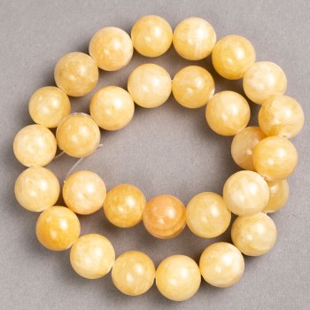 Pearlized Beads on Monofilament (Acrylic) Smooth Round Beads, 14.5 mm diameter, 40 cm length
