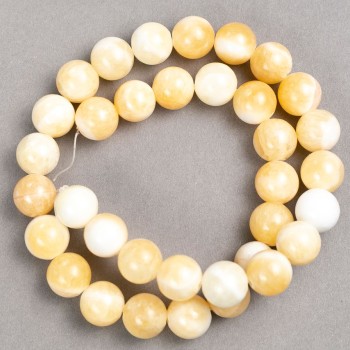 Beads on Beading Line Pearlized (Acrylic) Smooth Bead Ø12.5 mm+, Length 39 cm