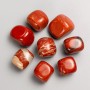 Souvenir Natural Red Jasper, Tumbled, 23×20 mm (+/-), 100 g packaging