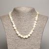 Onyx Necklace with Tumbling, bead diameter 5x8-10 mm, length 50 cm