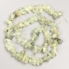 Prenite Stone Beads - granules on a thread, diameter 9x5 mm +/-, length 41 cm