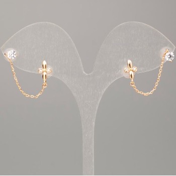 Xuping 18K Gold Plated Stud Earrings