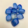 Blue Agate Faceted Souvenir Natural Stone, 23.5×18 mm, 100 g packaging