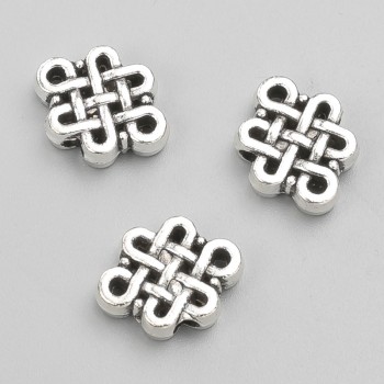 Bead-insert Findings, 16×12×4 mm, pack 20 g, 9 pcs ±, metal color 'silver'