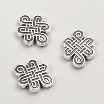 Bead insert findings, diameter 17×13×3 mm, pack 20 g, 11 pcs ±, metal color 'silver'