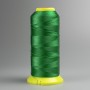Green nylon bobbin thread, 0.9 mm diameter, for crafts, 300 m