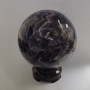 Amethyst natural stone souvenir sphere, diameter 9.9 cm, weight 1449 g