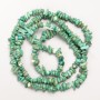 Amazonite Beads Natural Stone Nugget on Thread, Diameter 7x3 mm, Length 82 cm