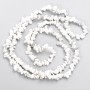 Kacholong Beads, Natural Stone Chip on Thread, Diameter 6x3 mm ±, Length 82 cm