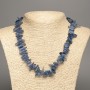 Kyanite chip 'Needle' necklace — natural stone, diameter 15x4 mm, length 48 cm +