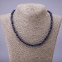 Lapis Lazuli Necklace (artificial) Faceted Rondelle Beads, 6x4 mm, 50 cm long