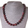 Bull's Eye Bead Necklace 12 mm, 50 cm length
