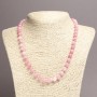 Tourmaline Necklace (Synthetic), Faceted Beads, 8mm Diameter, 45cm+ Length