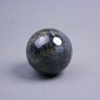 Labradorite natural stone souvenir ball, diameter from 50 mm ± (price per 100 g) weight from 200 g