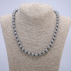 Terahertz Necklace, Smooth Beads 8mm Diameter, 45cm Length +