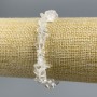 Bracelet with Rock Crystal Chips, Diameter 6-8 mm, Length 18 cm