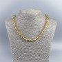 Natural Citrine Necklace, Faceted Bead, 8 mm Diameter, 48 cm Length