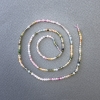 Tourmaline Bead Strand Assortment, Natural Stone Cube, 2x2 mm, length 40 cm