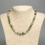 Necklace Australian Jadeite (artificial acrylic) smooth beads, 8.5 mm diameter, length 49 cm ±