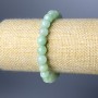 Amazonite Bracelet, natural stone, smooth beads, diameter 8.5 mm, length 18 cm (stretch)