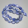 Kyanite Beads, Natural Stone, Oval, 10x14 mm, 40 cm length on thread