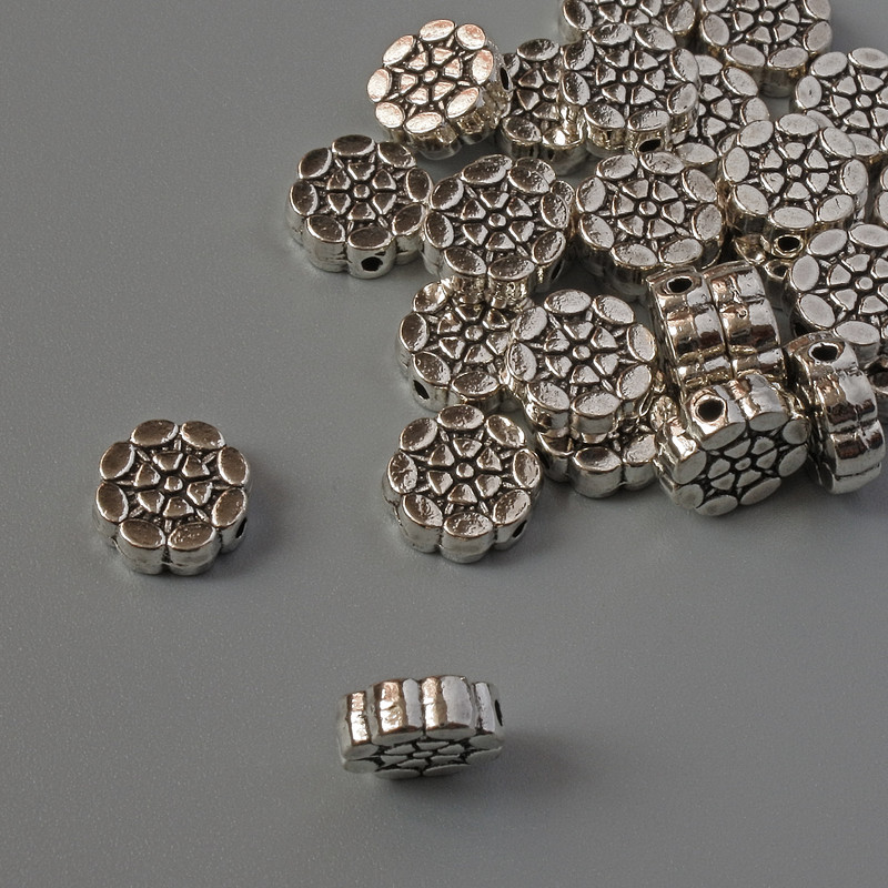 Bead-insert finding, diameter 8x3 mm +/- packaging 27 pcs +/- 20 g